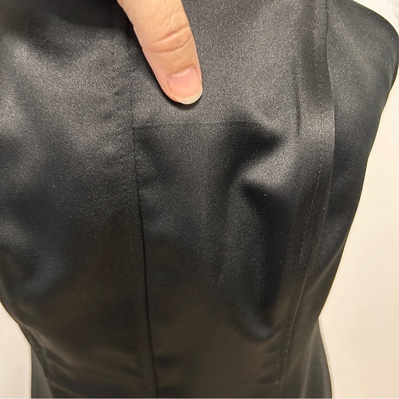 Vintage Fairweather Women’s Size 2 Black long fit and flare Maxi Dress witchy - Picture 2 of 16